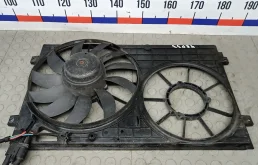 Вентилятор радиатора 1K0959455CP, 1K0121207BB SKODA OCTAVIA A5 (2006-2010) 2007 1.9 D TDI PD КПП 5ст.