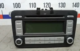 Магнитола 1K0035186AD VOLKSWAGEN JETTA 5 (2005-2010) 2008 2.0 TDi PD КПП 6ст.