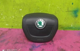 Подушка безопасности водителя ( НЕ КРЫШКА ) (5J0880201H) для Skoda Fabia 5J Хэтчбек 2007-2015