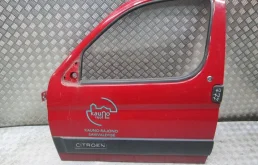 Дверь левая красная для Peugeot Partner I рестайлинг (2002—2012)