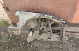 Лонжерон брызговик BMW 7 2010 41107204050 F02 N63B44, правый