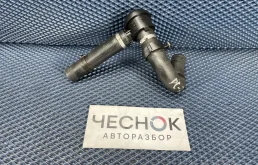 Клапан турбины перепускной (байпас) с патрубками Porsche Cayenne V8 Turbo 2011 95511071001 4852, правый