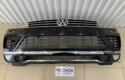 Бампер передний Volkswagen Touareg II рестайлинг 2015 7P6807221D FL CGRA