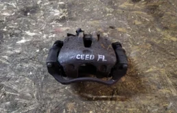 Суппорт тормозной KIA CEED 2010 581101H000 ED G4FC, передний левый