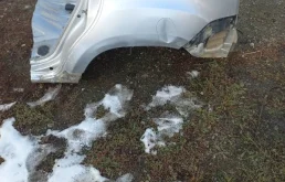 Крыло RENAULT DUSTER 2012 774214657R HSA K4M606, заднее левое