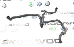 Патрубок радиатора нижний Skoda Octavia 2017 5Q0122051BJ A7 (5E) 1.6 DDYA