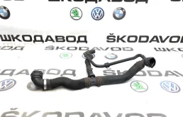 Патрубок радиатора верхний Skoda Octavia RS 2012 1K0122101LA A5 (1Z) 2.0 CCZA