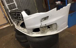 Бампер для Audi A6 2015 года на фотографиях