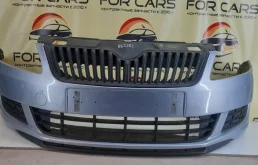 Бампер Skoda Fabia 2 5J 2010-2015 5J0807221D, передний