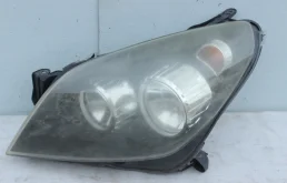 Фара черная Lh пожелтело стекло Opel Astra H