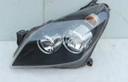 Фара черная левая Depo Opel Astra H ФР217