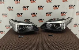 Фары рестайлинг BMW 5 2007 63127045693 E60 N62B48, передние
