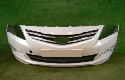 0000004965404 Бампер передний Hyundai Solaris 1 (2014-2017) (В сборе)