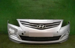 0000004996293 Бампер передний Hyundai Solaris 1 (2014-2017) (В сборе)