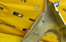 Крыло левое для Mercedes-Benz E class 2000 года на фотографиях