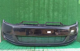 Бампер VOLKSWAGEN GOLF 6 2009- передний (под омыватели фар) чёрный б/у GOLF 6(2009-2013)