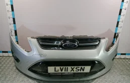 [Б/У] Бампер передний Ford C-MAX 2010-2019, Ford Grand C-MAX 2010-2019 - В сборе 1899432 + 1715355 (царапины) + 1759224 +1769872 + 1732885 (треснуты вертикальные перегородки) [ХОРОШЕЕ] FORD 1758223