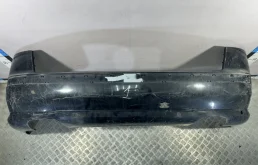 [Б/У] Бампер задний (под парктрон) Audi A8 4E - отпаяна окантовка выхлопов, нет 2-х шахт парктроников, 2 вмятины, царапины [Под ремонт] VAG 4E0807303E
