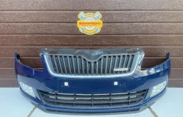 Бампер передний Skoda Fabia II рестайлинг (2010—2014)
