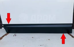 Молдинг двери нижний передний левый Nissan Qashqai+2 I рестайлинг (2010—2013)