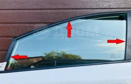 Уплотнительная резинка вокруг стекла двери передней левой Kia Ceed JD (2012—2015)