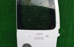 Дверь багажника VOLKSWAGEN CADDY 2004- задняя правая распашная (с вырезом под стекло) белая б/у CADDY(2004-2014)