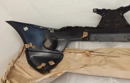 Бампер передний для Mitsubishi Pajero Sport на фотографиях