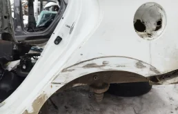 Четверть кузова задняя левая для Hyundai Solaris на фотографиях