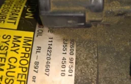 Компрессор кондиционера для Nissan Primera 2003 года на фотографиях