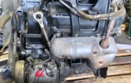 Двигатель без навесного для Mitsubishi Pajero 2017 года на фотографиях