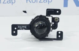 Левая противотуманная фара с кронштейном (см фото) для Kia Rio X line 2017+