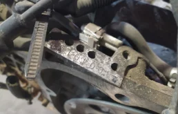 Двигатель без навесного для Subaru Legacy B4 2002 года на фотографиях