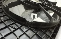 Вентилятор радиатора охлаждения ДВС для Skoda Rapid 2018 года на фотографиях