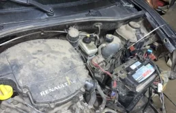 Двигатель без навесного для Renault Logan 2005 года на фотографиях