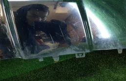 Фартук переднего бампера для Mercedes-Benz GL class на фотографиях