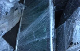 Стекло кузова боковое левое для Volvo XC70 BZ 2007-2016