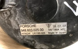 Генератор для Porsche Cayenne на фотографиях