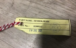 Крыло правое для Mitsubishi Pajero Sport на фотографиях