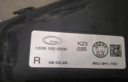 Противотуманка (ПТФ) передняя правая для Skoda Rapid 2023 года на фотографиях