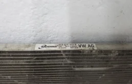 Радиатор кондиционера для Skoda Rapid 2017 года на фотографиях