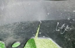 Накладка переднего бампера для Mitsubishi Pajero Sport 2024 года на фотографиях