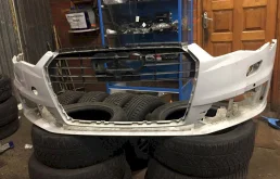 Бампер для Audi A6 2015 года на фотографиях