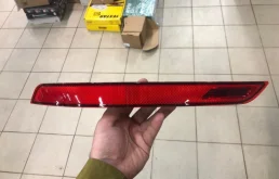 Отражатель (катафот) заднего бампера левый для Porsche Cayenne 958 Rest 2014-2018