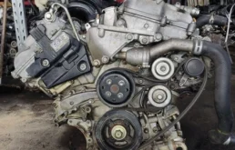 Двигатель без навесного для Lexus ES 2009 года на фотографиях