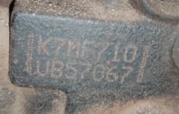 Двигатель без навесного для Renault Logan 2008 года на фотографиях