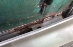 Дверь задняя левая для Hyundai Elantra 2008 года на фотографиях