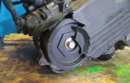 Двигатель без навесного для Subaru Legacy B4 2002 года на фотографиях