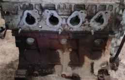 Двигатель без навесного для Renault Logan 2008 года на фотографиях