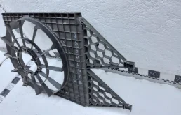 Вентилятор радиатора охлаждения ДВС для Skoda Rapid 2018 года на фотографиях