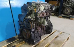 Двигатель без навесного для Nissan X-Trail 2006 года на фотографиях